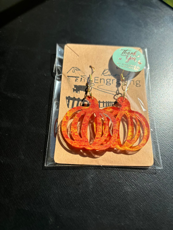 Pumpkin earring